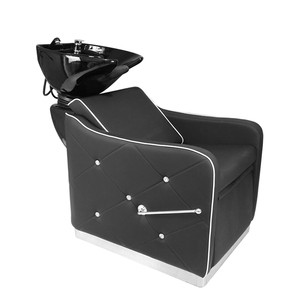 Sillón de Peluquería de Lujo con Lavabo de Cerámica para Salón de Belleza - Product Image 2