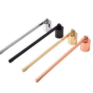 Ensemble de luxe avec logo personnalisé pour éteindre les bougies avec mèche en acier inoxydable outil de coupe pour bougies fines et accessoires - Product Image 2