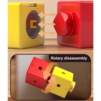 CQZNRC 2025 Jouet Éducatif 88 Pièces DIY STEM Kit de Circuit de Train Magique à Assembler avec Voiture Électrique pour Enfant