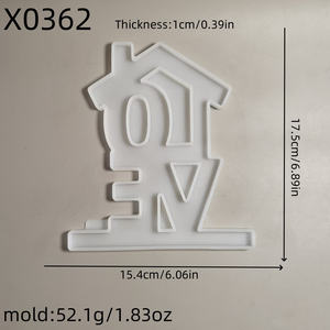 Handmade <b>Resin</b> Casting <b>Molds</b> for DIY Ins Style Decorative Ornaments X0362 <b>Silicone</b> House <b>Mold</b> with Bar Accessories Cake Tools - Product Image 4