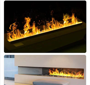 <span class=keywords><strong>Chimenea</strong></span> Eléctrica Moderna de <span class=keywords><strong>Bioetanol</strong></span> de 1.2m con Humidificación, 8 Colores de Llama, Acero Inoxidable 304, <span class=keywords><strong>Chimenea</strong></span> Eléctrica de Vapor - Product Image 2