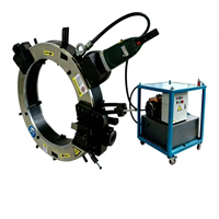 Outil de chanfreinage et de coupe de tuyaux à moteur hydraulique 1100W 110V/220V/380V pour tuyaux en acier, vannes et brides dans les projets pétroliers