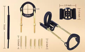 Silikon koruyucu ile Penis genişletici ayarlanabilir germe kiti, daha uzun ereksiyon süresi giyilebilir Penis eğitim cihazı - Product Image 2