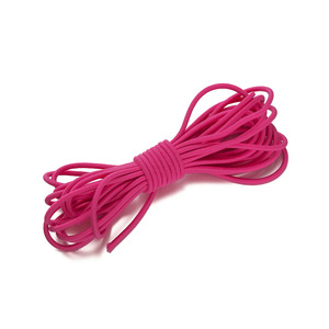 Attaches pour cheveux en nylon colorées, élastiques de 2 mm, pour accessoires de coiffure DIY, usage quotidien unisexe, style simple, couleur unie - Product Image 5