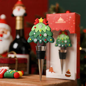 Tapón de Botella de Vino Sellado con Diseño Navideño de Fútbol, Decoración Creativa para Fiestas, Regalo Personalizado - Product Image 4