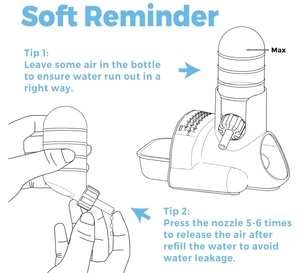 ขวดน้ำแขวนสำหรับแฮมสเตอร์ 3 in 1 พร้อมที่จ่ายน้ำอัตโนมัติ  ฐานใส่อาหาร และฐานเป็นที่หลบซ่อนสำหรับแฮมสเตอร์แคระ - Product Image 5