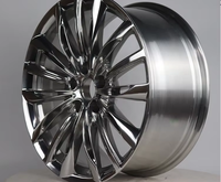 Jantes de voiture sport multi-rayons polies en alliage, d'occasion, 18 pouces, 5x112, 114.3, 120, vente en gros