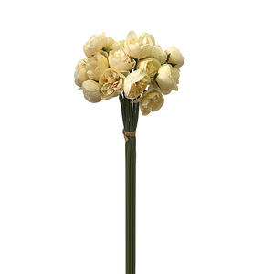 Flores de Peonía Artificiales, 27 Cabezas, Flores de Seda de Alta Simulación, Decoración para Bodas y Hogar, Accesorios para Fotografía, Venta al Por Mayor de Fábrica - Product Image 4