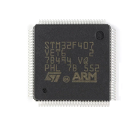 Microcontrôleur (MCU) 32 bits ARM Cortex-M4 STM32F407VET6 LQFP-100, nouvelle arrivée en stock