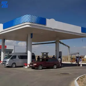 Preço barato petróleo toldos dossel gasolina estação