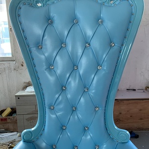 Foshan Factory Hot <strong>Pink</strong> Cheap High Back Antique King Throne Royal <strong>Chair</strong> for Sale - Product Image 5