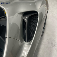 Kit de carrosserie décoratif de style OEM en fibre de carbone sèche 3K de haute qualité pour l'entraîneur d'air latéral, adapté à la modification de la Ferrari SF90