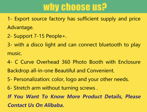 <span class=keywords><strong>Plataforma</strong></span> portátil con reemplazo de motor 100cm Infinity Mirror Glass Top Pour 4 Personnes Overhead <span class=keywords><strong>360</strong></span> Photo Booth - Product Image 6