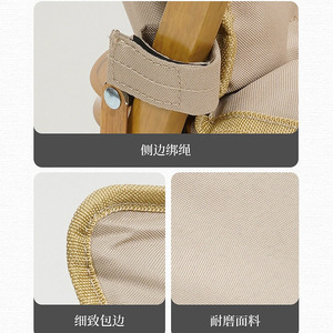 Cojín para Silla 87x54x5cm Rectangular Plegable con Relleno de Fibra de Poliéster para Uso en Exteriores - Product Image 4