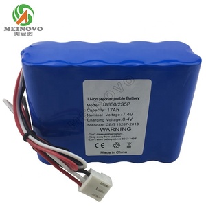 하이 퀄리티 충전식 17ah 7.4v 리튬 이온 배터리 팩 - Product Image 1