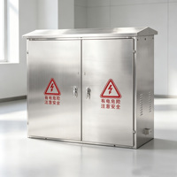Caja de Distribución de Energía de Doble Puerta de Acero Inoxidable, Resistente a la Lluvia y al Polvo, Gabinete Eléctrico Industrial