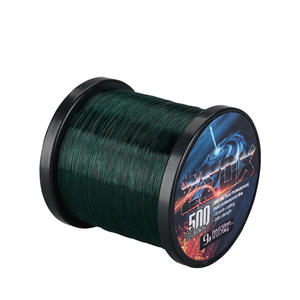 Línea de pesca de nailon Noi, 500m, alta resistencia, color inalterable, transparente, para peces grandes, carpa, esturión - Product Image 2