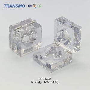 กล่องพลาสติก PET รูปหัวใจสำหรับบรรจุภัณฑ์บลัชออน 4 กรัม กล่องเปล่าสำหรับอายแชโดว์ บรรจุภัณฑ์เครื่องสำอาง ขายส่งโดยตรงจากซัพพลายเออร์ - Product Image 5