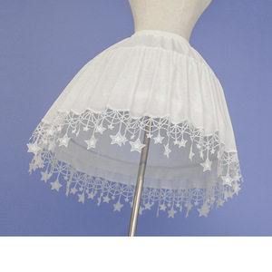 Falda <span class=keywords><strong>de</strong></span> tul Lolita ajustable con diseño <span class=keywords><strong>de</strong></span> estrella <span class=keywords><strong>de</strong></span> mar, ideal para el día a día, estilo Summer Dream Weaving Garden, con motivos florales. - Product Image 4