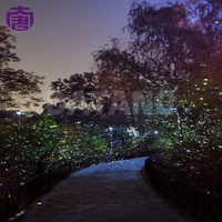 Laser lumineux d'animation couleur pour événements scéniques, installations de parcs et célébrations urbaines