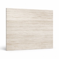 Dalle de pierre frittée Iran White Hole Time Glaze 1800x1200x9mm finition beige veiné pour comptoir, mur et projets d'aménagement intérieur commercial