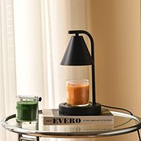 Lampe chauffe-cire de luxe à cire électrique de haute qualité Fondeur de bougie à intensité variable pour bougies parfumées Lampe à bougie descendante