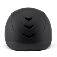 Casco de Equitación para Adultos y Niños, Unisex, Color Negro Sólido, Casco de Seguridad para Montar a Caballo, Casco Deportivo para Exteriores con Ventilación