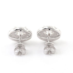 Pendientes de Moda Tendencia 2022, Pendientes de Oro Sólido de 14k, Joyería, Pendientes de Moissanita, Diseño Personalizado, Joyería Fina para Mujer - Product Image 3