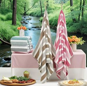 Ensemble de serviettes de bain en polaire corail tissé à motifs floraux 2026 – Doux, absorbant, pour la maison, usage quotidien, cadeau créatif - Product Image 2