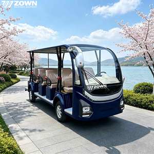 รถบัสไฟฟ้าชมวิวราคาถูกจากโรงงานโดยตรง มีหลายที่นั่งให้เลือก ใช้เป็นรถรับส่งสำหรับสวนสัตว์ ไร่องุ่น และอุตสาหกรรม - Product Image 1