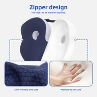 Vente en gros de coussin de chaise en mousse à mémoire de forme pour arthrose orthopédique coussin pour douleurs lombaires coussin pour façonnage de la hanche
