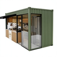 Nouvelle Cabine Mobile Conteneurisée pour Restaurants, Idéale pour Cafés et Salons de Thé – Installation Facile N'importe Quand et N'importe Où sur Rue
