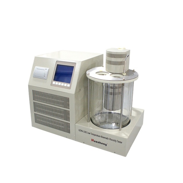 HZYN-1302 ASTM D 445 Low Temperature Kinematic Viscosity Tester Minus 40 Degrees Automatic Oil Kinematic Viscometers Bath