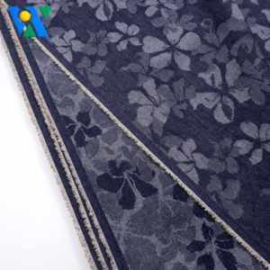 <span class=keywords><strong>Tissu</strong></span> en denim jacquard de 9,7 oz pour jeans, motif floral, rouleaux de <span class=keywords><strong>tissu</strong></span> en denim jacquard, fabricant de <span class=keywords><strong>tissu</strong></span> en denim, <span class=keywords><strong>fournisseur</strong></span> en gros de <span class=keywords><strong>tissu</strong></span> en denim - Product Image 2