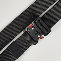 Ceinture tactique en nylon pour homme, fabrication en usine, ceinture de sport d'extérieur en tissu nylon, ceinture à dégagement rapide avec boucle en alliage de zinc