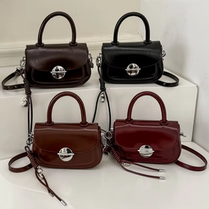 Bolsos de Diseñador de Lujo 2025 para Mujer, Bolso de Mano Pequeño de PU de Alta Calidad con Correas Elegantes, Nuevos Bolsos Cruzados de Moda para Oficina - Product Image 1