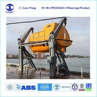 Gebrauchte Rettungsboot Geschlossenes Marine Rettungsboot SOLAS Rettungsboot Mit Davit zu verkaufen