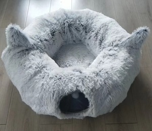 Tubo de túnel en forma de rosquilla con 2 bolas de hierba gatera Cama interactiva de moda para gatos adultos de interior aburridos Perros y hámsteres - Product Image 6