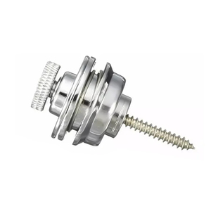 Straplock de sécurité pour guitare électrique, 3 couleurs, tête plate - Product Image 2