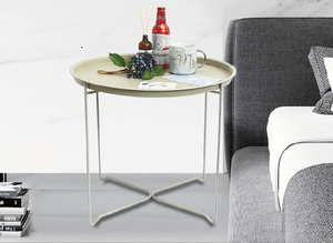 Wholesale Indoor <strong>Round</strong> Metal Coffee Side <strong>Tray</strong> <strong>Table</strong> With KD Design for Home Living Room Furniture - Product Image 5
