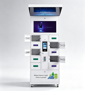 Casier de recharge pour téléphone en acier multifonctionnel avec serrure électronique - Product Image 1