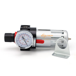 Filtre régulateur de pression SXQD AFR2000 avec manomètre pour système pneumatique - Product Image 2