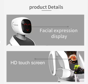 Wifi-kích hoạt thông minh tự trị thiết bị nhà nữ tính hình người robot cho thực phẩm giao hàng di động thông minh làm sạch robot kim loại - Product Image 4