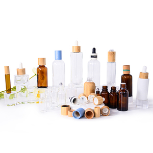 Venta al por mayor cuidado <span class=keywords><strong>de</strong></span> la piel suero contenedor ámbar <span class=keywords><strong>10</strong></span> Ml vidrio aceite esencial botella tapa con cuentagotas - Product Image 1