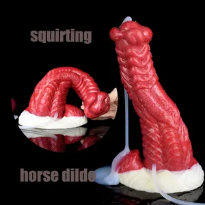 Gode réaliste en silicone pour éjaculation de coq de cheval gode pour éjaculation de gros cheval autres produits de massage jouets sexe adulte pour femme