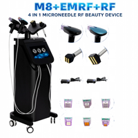 Appareil de beauté professionnel 4-en-1 M8 Theramag pour lifting et raffermissement, 4 poignées, 7 embouts, usage domestique et professionnel, anti-âge, modèle B31