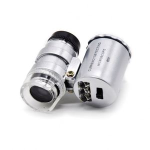 X40 microscopio portatile <span class=keywords><strong>1000X</strong></span> LED strumenti ottici palmare diamante ingrandimento occhio di vetro lente di ingrandimento in metallo per la lettura - Product Image 1