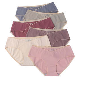 Slip <span class=keywords><strong>Premaman</strong></span> Senza Cuciture in Cotone Tinta Unita, Soluzione Comoda per il Supporto della Pancia Durante la Gravidanza - Product Image 5