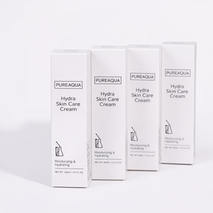Boîte d'emballage cosmétique personnalisée recyclée, carton pliable pour crème pour le visage, estampage à chaud, papier artistique, impression personnalisée - Product Image 3