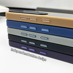 Avec support Housse rigide pour téléphone portable Samsung S24 S23 <span class=keywords><strong>Ultra</strong></span> Skin Feel Matte Magnetic Cell Phone Case For Samsung S25 - Product Image 6